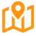 Orange map icon