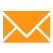 Orange mail icon