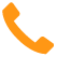 Orange phone icon